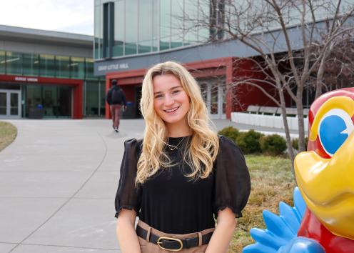 KU student Alexa Magstadt