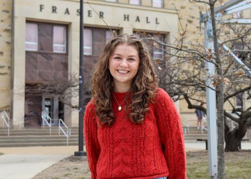 KU student Emily Ward